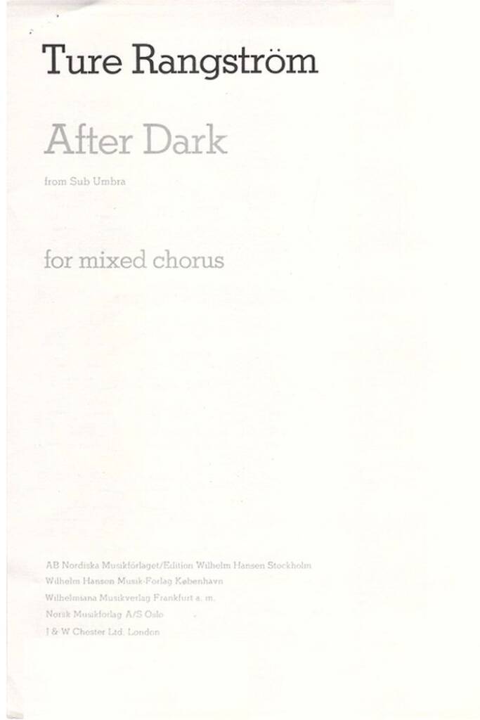 After Dark